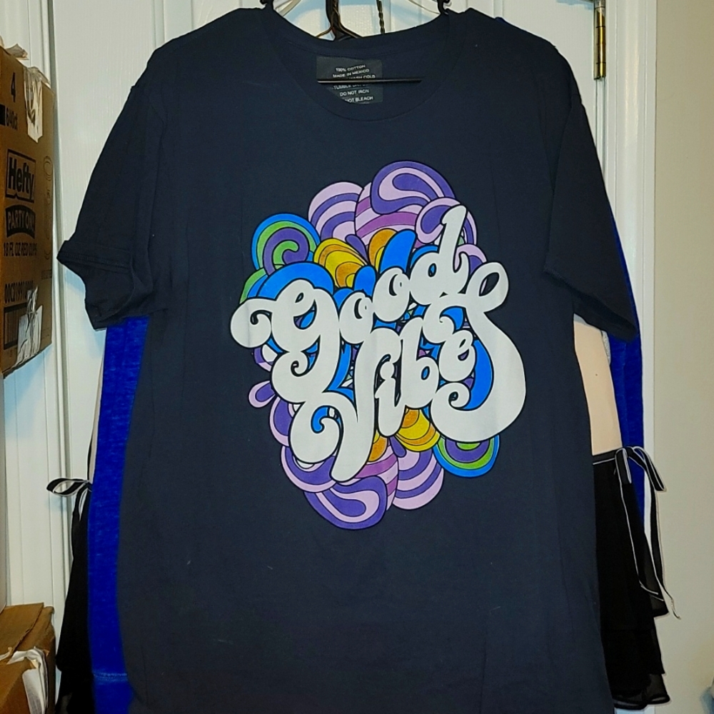 Brand New Without Tags Good Vibes Tshirt